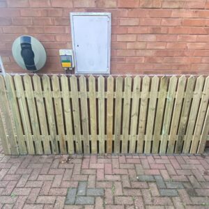 Wooden Picket Style Garden Gate (Straight Top)